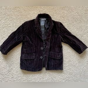 Toddler dark brown blazer